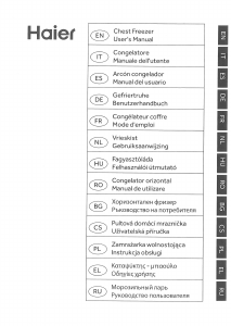 Manuale Haier HCE238AAL Congelatore