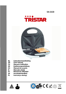 Bruksanvisning Tristar SA-2133 Smörgåsgrill