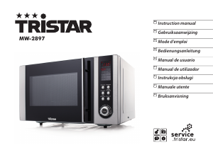 Bedienungsanleitung Tristar MW-2897 Mikrowelle