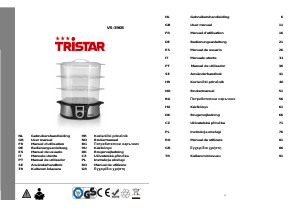 Наръчник Tristar VS-3908 Уред за готвене на пара