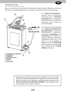 Mode d’emploi Hoover HTC 203FR Lave-linge