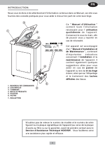 Mode d’emploi Hoover HTI 207FR Lave-linge