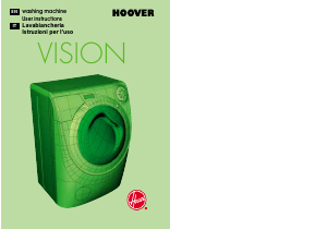 Manual Hoover HVP 16 DE Washing Machine