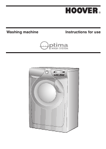 Manual Hoover WMH 139D-80 Washing Machine