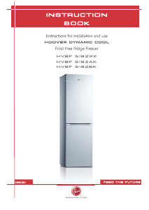 Manual Hoover HVBF 5182BK Fridge-Freezer