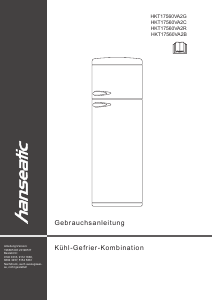 Manual Hanseatic HKT17560VA2C Fridge-Freezer