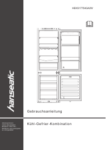 Manual Hanseatic HEKS17754GA2W Fridge-Freezer