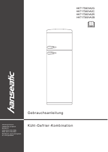 Manual Hanseatic HKT17560VA2R Fridge-Freezer