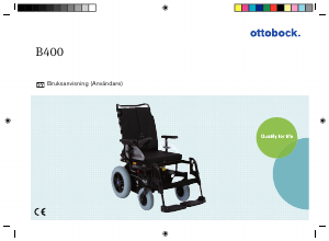 Bruksanvisning Ottobock B400 Elektrisk rullstol