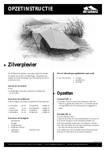 Handleiding De Waard Zilverplevier Tent