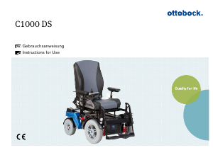 Handleiding Ottobock C1000 DS Elektrische rolstoel