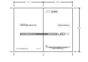 Handleiding SEIKI SE22HY01 LED televisie