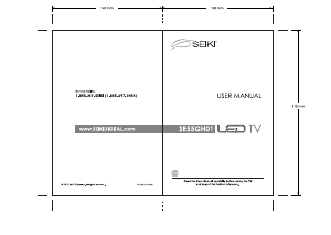 Handleiding SEIKI SE55GH01 LED televisie