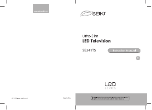 Handleiding SEIKI SE241TS LED televisie