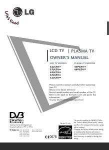 Manual LG 42LG7000.AEK LCD Television