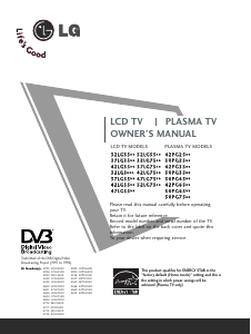 Manual LG 42LG3500 LCD Television