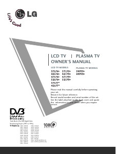 Manual LG 47LF66 LCD Television