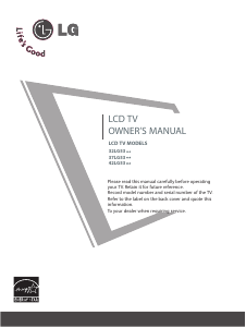 Manual LG 42LG5300 LCD Television