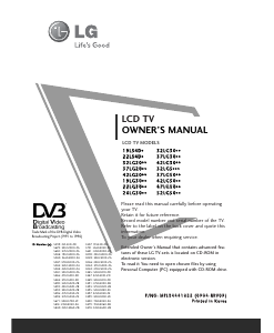 Brugsanvisning LG 47LG5020.BEU LCD TV