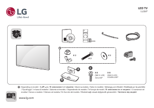 Handleiding LG 43LU341H LED televisie