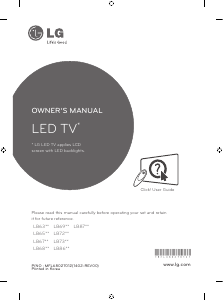 Manual de uso LG 47LB671V Televisor de LED