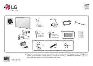 Handleiding LG 43LW341H LED televisie