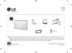 Bedienungsanleitung LG 43LJ500V LED fernseher