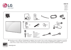 Handleiding LG 43LV661H LED televisie