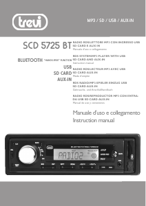 Manual de uso Trevi SCD 5725 BT Radio para coche