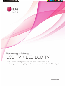 Bedienungsanleitung LG 42LE5700 LED fernseher