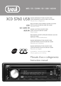 Manual de uso Trevi XDC 5760 MP3 Radio para coche