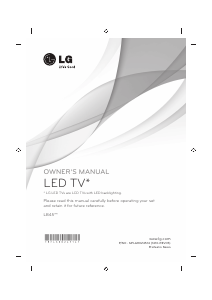 Bedienungsanleitung LG 24LB457U LED fernseher