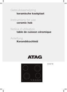 Handleiding ATAG HC6471B Kookplaat