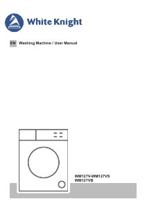 Manual White Knight WM127VB Washing Machine