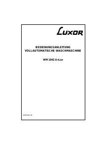 Bedienungsanleitung Luxor WM 1042 A+ LUX Waschmaschine