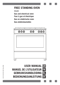 Mode d’emploi Everglades EVCK048 Cuisinière