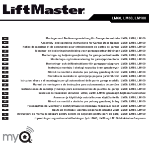 Bruksanvisning LiftMaster LM80 Garasjeportåpner