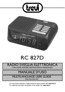 Handleiding Trevi RC 827 D Wekkerradio