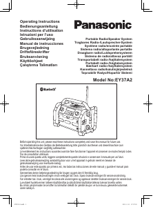 Kullanım kılavuzu Panasonic EY37A2 Telsiz