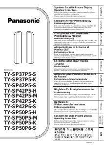 Manuale Panasonic TY-SP50P5M Altoparlante