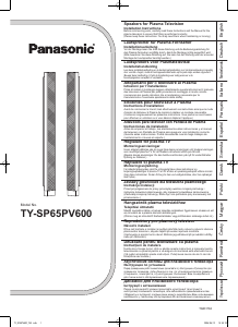 Manuale Panasonic TY-SP65PV600 Altoparlante