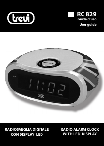 Manual Trevi RC 829 Alarm Clock Radio