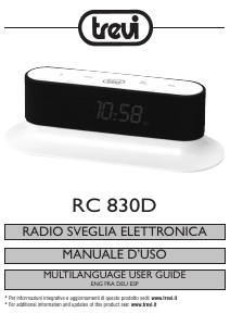 Manual Trevi RC 830 D Alarm Clock Radio