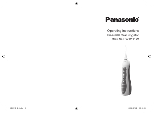 Manual Panasonic EW-1211 Flosser