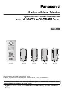 Kullanım kılavuzu Panasonic VL-V702TK İnterkom sistemi