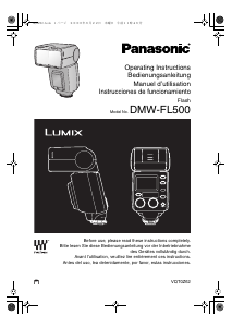 Manual de uso Panasonic DMW-FL500E Lumix Flash