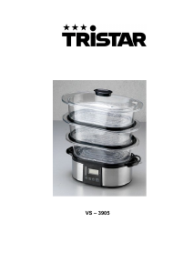 Handleiding Tristar VS-3905 Stoomkoker