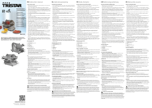 Manual Tristar EM-2103 Slicing Machine