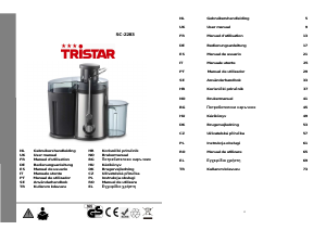 Bruksanvisning Tristar SC-2283 Juicepress