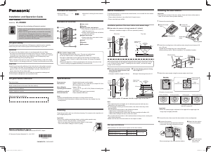 Manual Panasonic VL-V566BX Intercom System